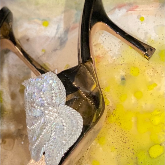 The Gift Quilted Heeled Slipper 7 - Picture 9 of 10